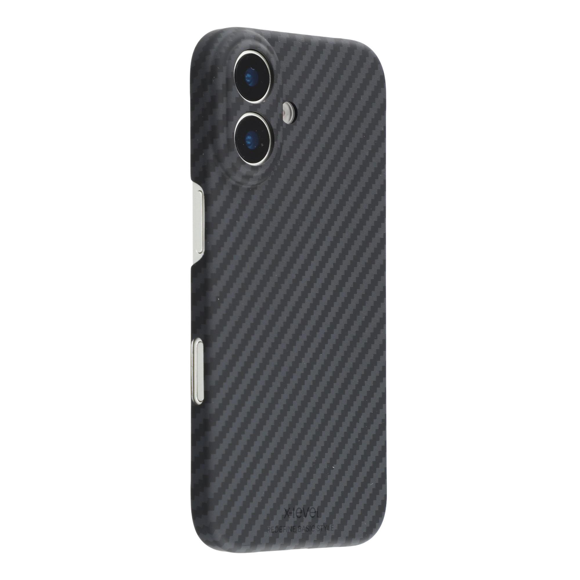 

X-LEVEL Для iPhone 17 Магнітний Чохол Текстура Вуглецевого Волокна Ультратонкий Твердий ПК Чохол для Телефону A