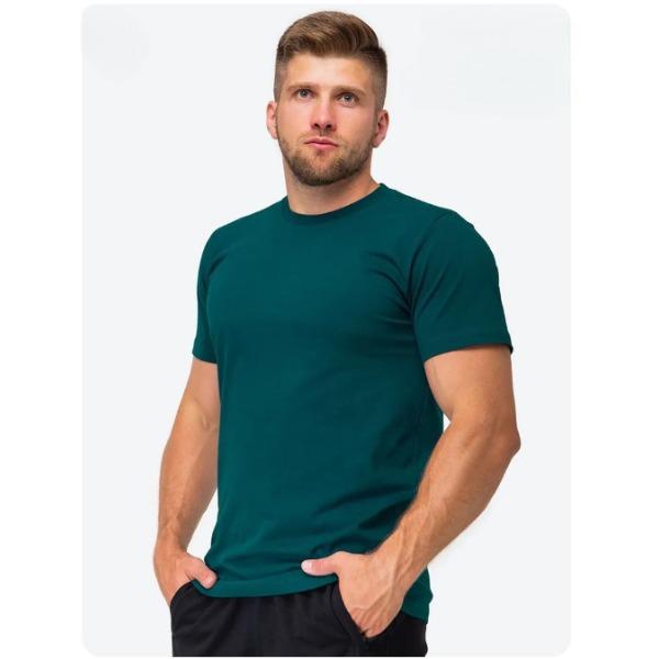 Summer Round Neck Fashionable Casual Pure Cotton Short Sleeved Solid Color Men's T-shirts