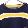 Tommy Hilfiger 90s Old Border Long Sleeve Sweater M Navy Knit Men's Used