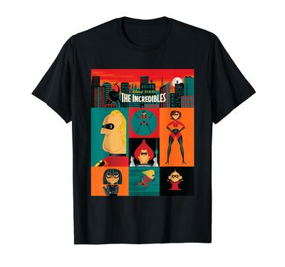 Camiseta Colorblock Incríveis da Disney e Pixar