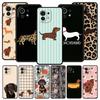 Cute Dachshund Bulldog Phone Case For Xiaomi Mi 17 15T 15 14 14T 13T 12T Pro 12 13 Lite 5G 11T Poco X6 X7 X5 Pro Soft Cover