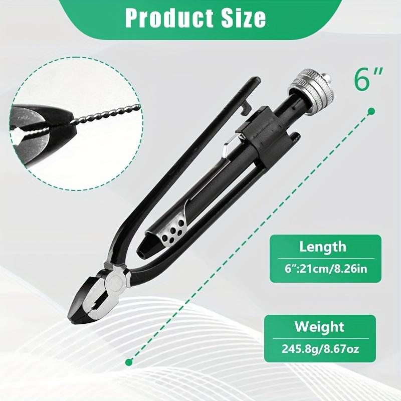 The 15.24 Cm/22.86 Cm Wire Twisting Pliers, High-carbon Steel Twist Wire Tool with Polished Jaws for Grin Twisting and Cuting Stainless Steel