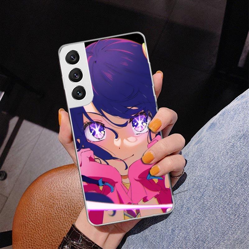 Japan Anime Oshi No Ko Phnoe Case for Samsung Galaxy S26 S25 Edge S23 S24 Ultra S22 Plus S21 S20 FE Unique Cover Soft Coque Gala