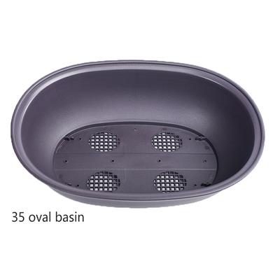 Ghivece de flori Plastic Imitație Lut Violet Ghivece pentru Plante Suculente Peisaj Grădină Vas Bonsai Tăvi Rectangular Pătrat Plantator