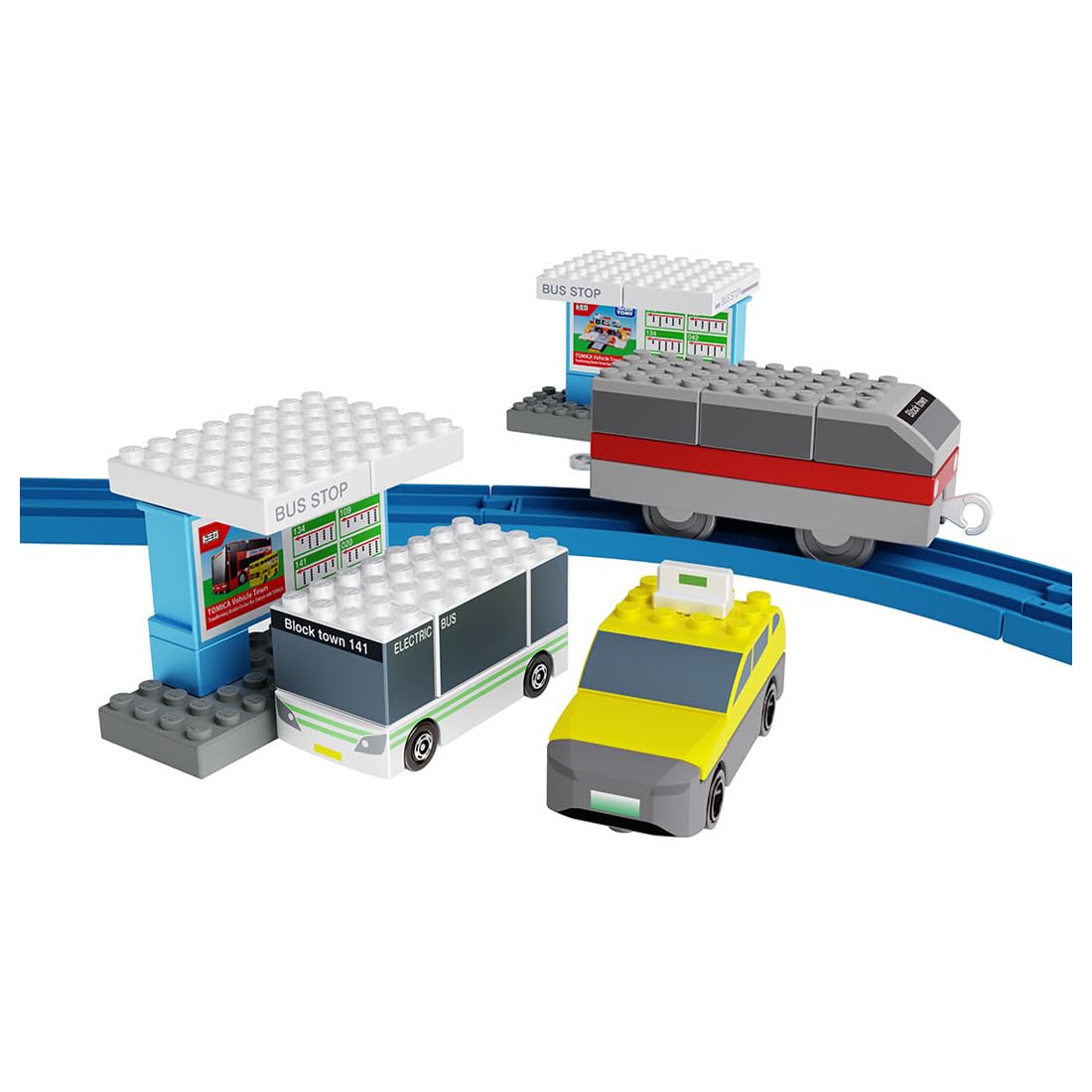 Takara Tomy Tomica Plarail Block EV Mobility Set Ages 3 and & (Toy, up)
