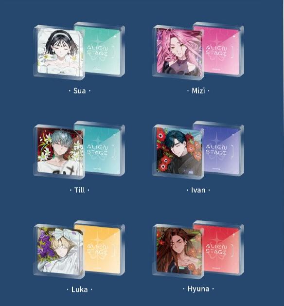 MARCHMONSTER x Alien Stage - Drowing Bloom Series Mini Acrylic Block (Random) random