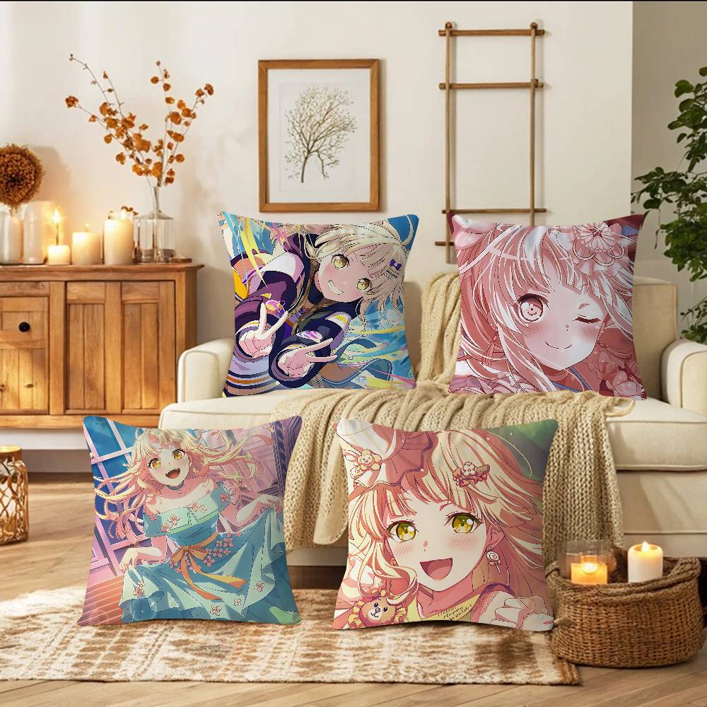 Anime K-Kokoro Tsurumaki Personalized Pillow Dust Cover Bedroom Kids Party Decoration Pillowcase Birthday Children Gift