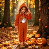 Kids Flannel Pajama Set with Halloween Print - Cozy Loungewear for Children