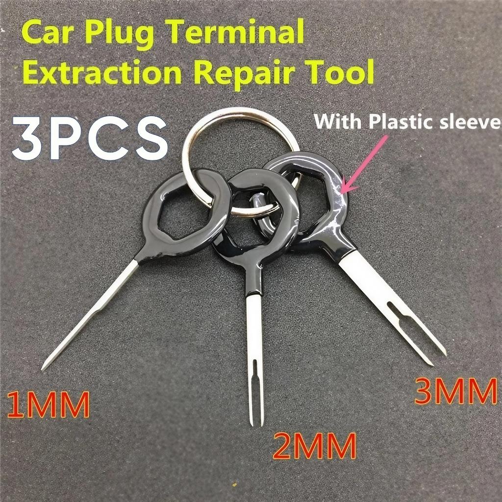 Car Plug Terminal Removal Tool Electrical Wire Crimp Connector Stainless Steel Pin Extractor Picker