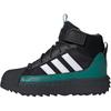 Adidas Originals SUPERSTAR Abrasion Resistant High top Kids' Outdoor Shoes Black Kids' ID1015