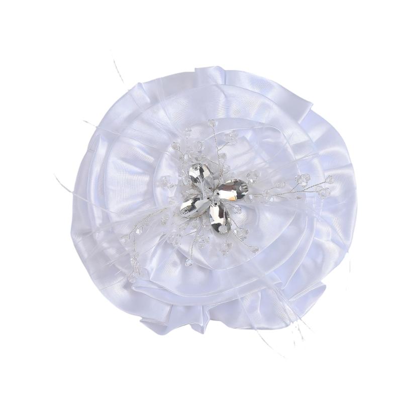 Fabric Flower Brooch for Women, Oversized Floral Pin with Soft Fabric Detail for Jackets, Dresses, Scarves and Bags