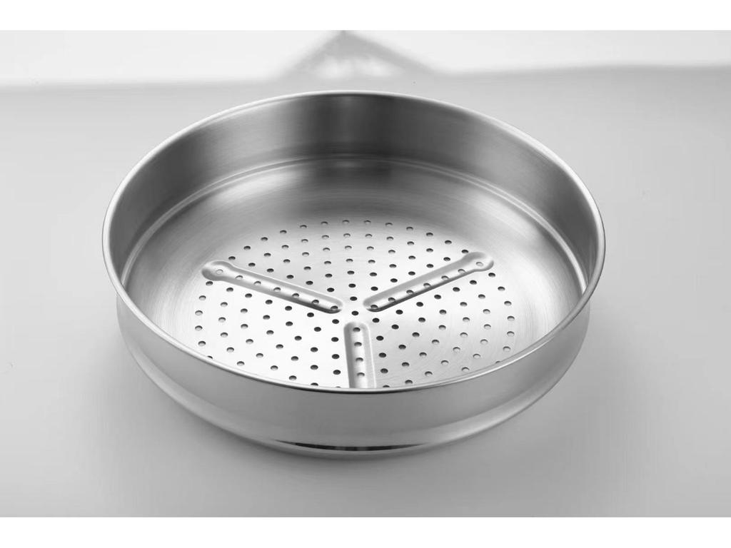 Stainless Steel Multi-Layer Steamer for Buns & Vegetables, Compatible with Gas Stoves