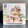 LULU Pig 608071-5 Magic Street Scene Building Blocks Set Kids Ages 7-14 ABS Plastic Small DIY Educational Toy