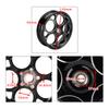 Front & Rear Wheel Rim Set 3.0x12" Black For Vespa Sprint Primavera 50 125 150