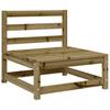 5 Piece Garden Sofa Set Pressure Treated Pine Wood