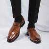 New Purple Formal Shoes for Man Pointed-Toe Men's Dress Shoes Comfortable Slip-On Social Shoes Male Zapatos De Vestir Hombre