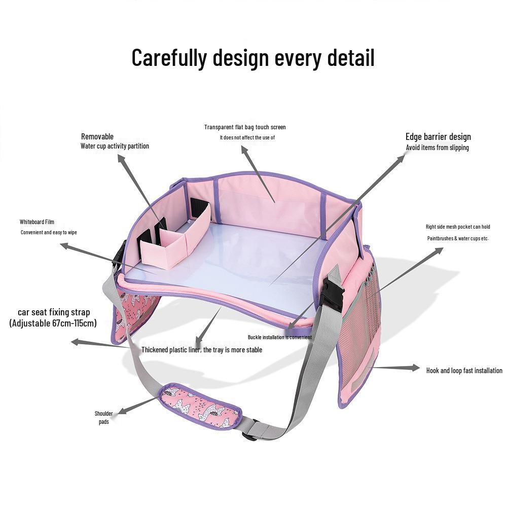 Children's Portable Travel Drawing Board - Erasable Whiteboard and Tracing Board