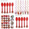Celebrate With Turning Red Balloons Cake Toppers And Banner Set