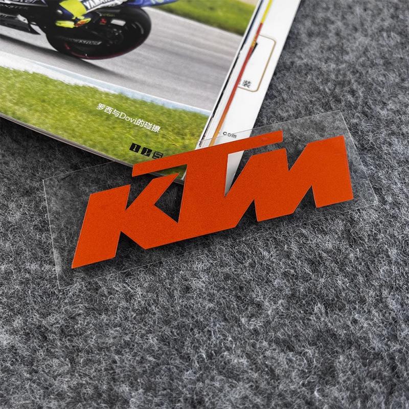 KTM Logo Motocykl Nadwozie & Samochód Odporna na Zarysowania Odblaskowa Naklejka