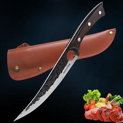 Chef's Knife Slicing Knife Boning Knife Stainless Steel Sharp Multifunctional Slaughter Knife Handy with Small Kitchen Knife for The Home