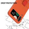 Anti-scratch Magsafe Ring Case for Samsung Galaxy Z Flip 6 5 4 5g Non-slip Holder Wireless Charging Cover for Samsung Z Flip3