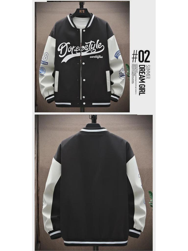 Men's Trendy Spring Baseball Uniforms and Ins Style Jackets
