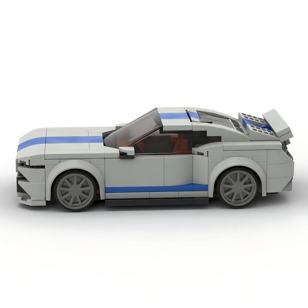Compatible With Building Blocks MOC-117705 Volt Yema Shelby GT500 Car Model Ornaments Small Particle Gifts