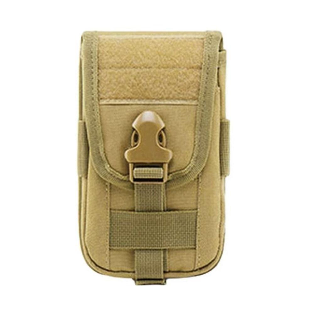 Men's Multifunction Phone Bag 1000D Nylon Large Capacity Mobile Phone Belt Pouch Lock Portable Clip-On Case Bag Sport Fitness