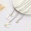 Jewelry Little Sis Middle Sis Good Sister Necklaces Big Sister 3 Pieces / Set Stitching Necklaces