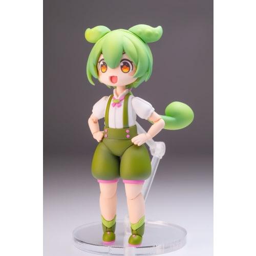 PLUM Office A (PLUM) Plafia Zundamon, Approximately 100mm Tall, 1/12 Scale, Pre-Colored Plastic Model Kit, PP222