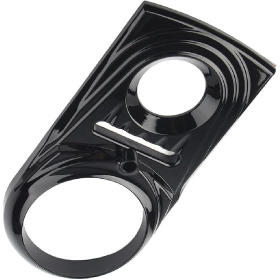 Copertura Pannello Strumenti Moto Trim Compatibile con Harley Davidson Dyna Softail Nera