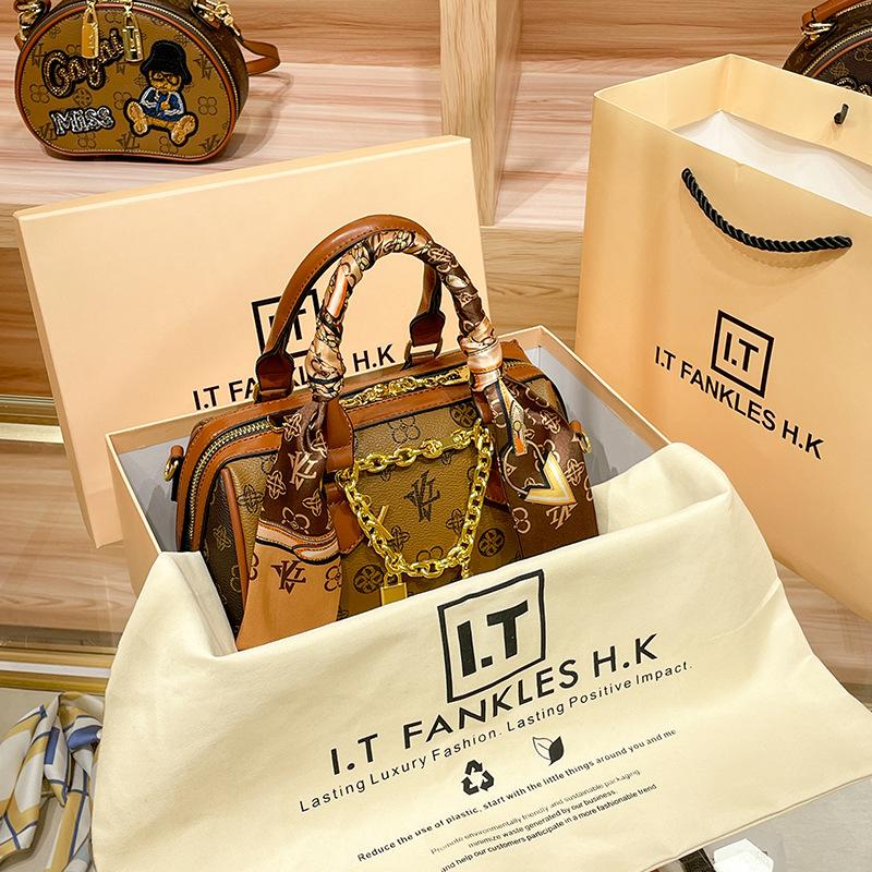 Женская сумка из натуральной кожи Новая Мода Ретро Boston Подушка Сумка Универсальная Наплечная Сумка Через Плечо