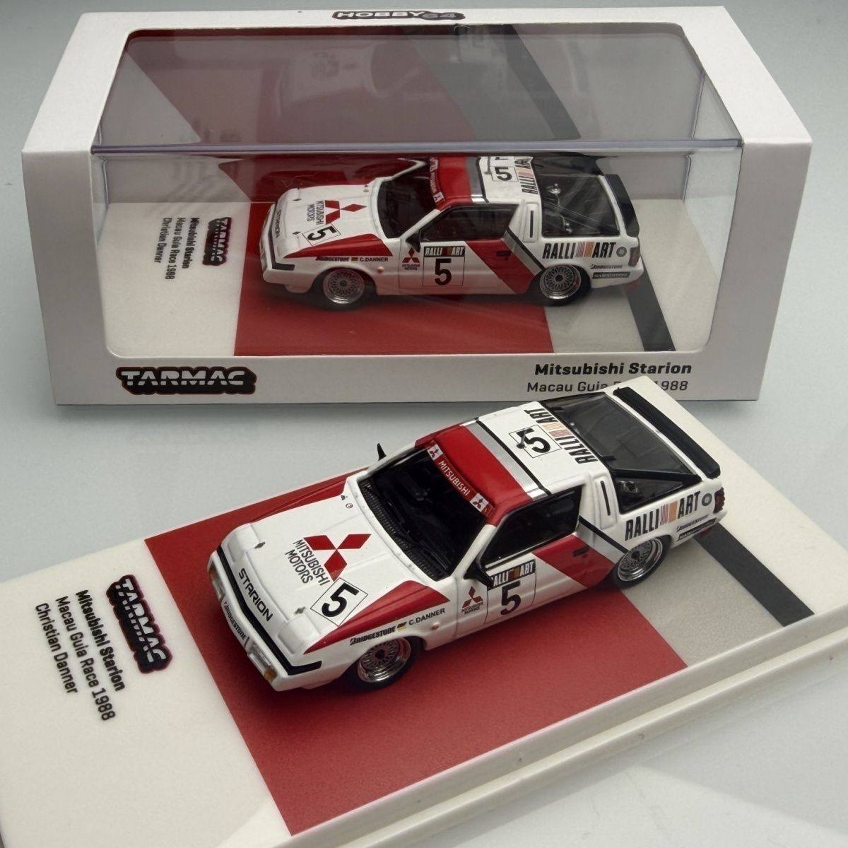 

Tarmac Works 1/64 Mitsubishi Starion 1988 #5 Alloy Car Toy Die Casting Metal Model Series Boy Christmas Gift