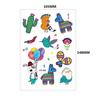 Kinder Tattoos Aufkleber Glitzer Goldstaub Cartoon Schmetterling Regenbogen Insekt Sonnenblume Farbset Niedliche Aufkleber