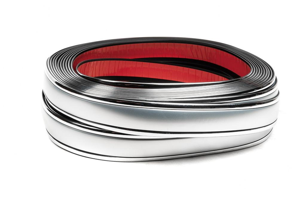 Chrom-Zierleiste nach Maß sal100 (1 Meter, 43 mm)