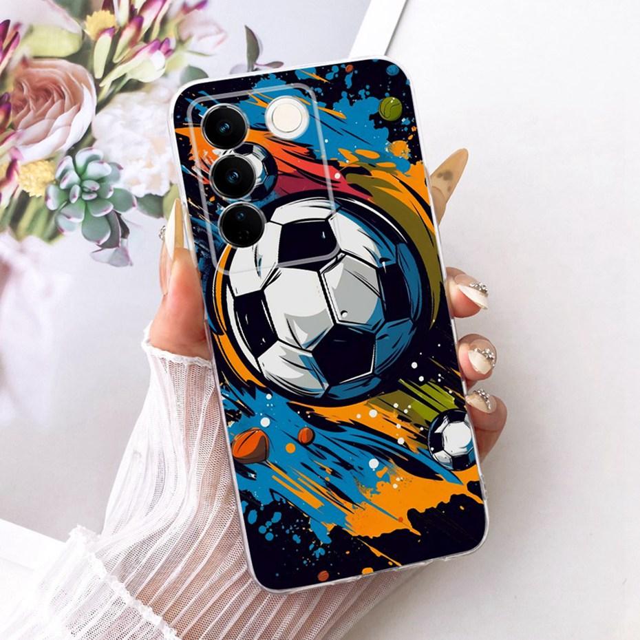 Fashion Cool Case For Vivo V27 Pro V2230 V2231 Soft Silicone TPU Back Cover For Vivo V27 V27Pro Phone Cases