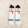 4 Pairs Thick Warm Coral Fleece Socks for Women Men Funny Christmas Pattern Seasonal Indoor Sleeping Slipper Socks