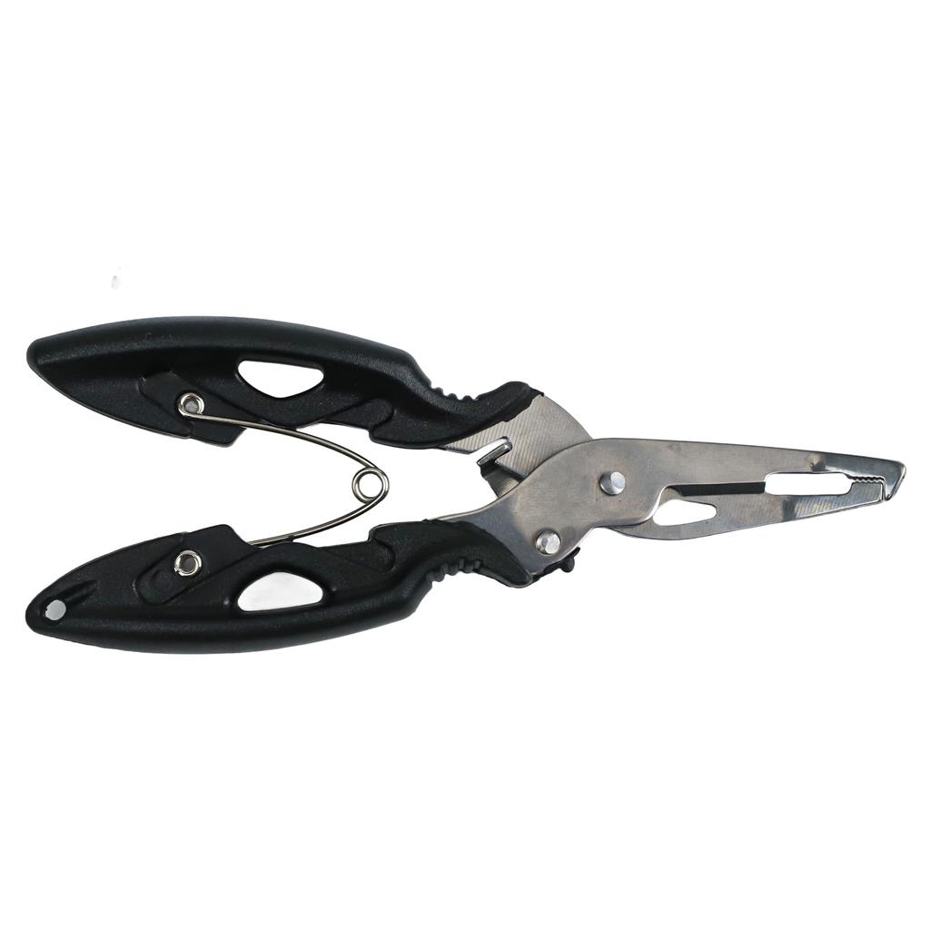 Fishing Pliers Lure Pliers Aluminum Split Ring-Hook Remover-Line Cutter Fishing Tackle Cutting Fish Tongs Multifunction Scissors