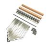 21-Tone Kalimba Keys Set with Tuning Hammer 21 Tones Finger Piano Thumb Piano Playing Pieces Steel