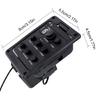301 Pickup 4 Band Acoustic Guitar Pickup with Tuner Double Model Guitar Preamp Tuner Piezo Pickup Guitar Accessories