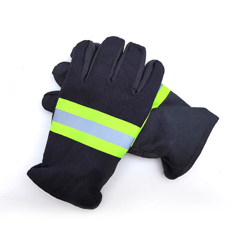 Orange 97 Heat-Insulating Firefighting Gloves: Flame-Retardant, Wear-Resistant, High-Temp Resistant, for Forest Rescue and Emergency Care