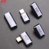 USB4.0 40Gbps OTG Type C 90 Degree Adapter 100W 5A USB C To Type C Fast Charging Converter USB C Data Adapter For Macbook 8K60HZ
