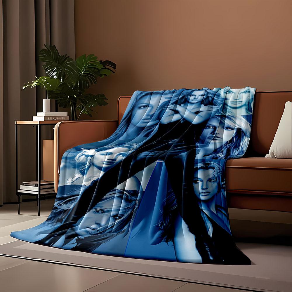 Pop Star Collage Blanket for all seasons blanket lunch break throw gift