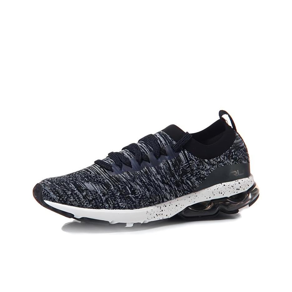 Li Ning Half Palm Air Arc Comfortable Running Shoes Women Sneakers Black Gray ARHM056-5