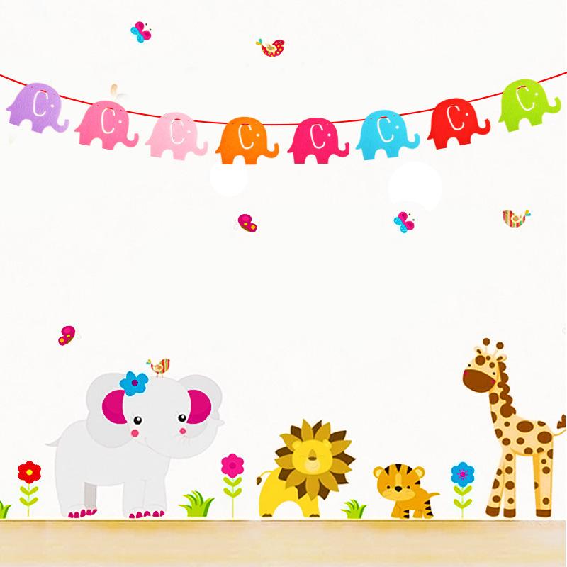 Koreanischer Stil 1. Geburtstag Vlies-Banner für Kinder