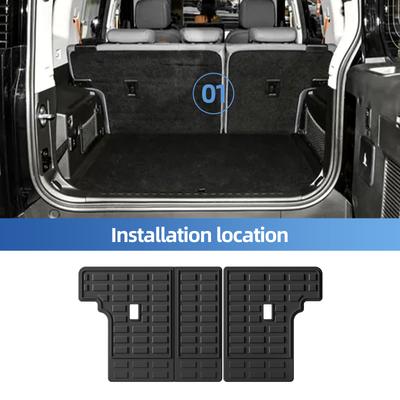 LUCKEASY for Chery Jetour T2/Traveller 2025 2026 Malaysia Indonesia 5Seater Car Cargo Trunk Backrest Pad TPE 3D All Weather