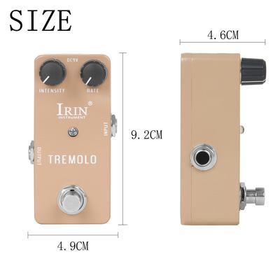 IRIN RS-09 Tremolo Pedal Guitar Pedal Old Tube Amplifier Retro Vibrato Effect Pedal Guitar Parts & Accessories True Bypass