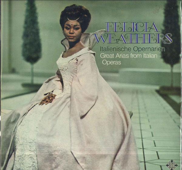 Виниловая пластинка FELICIA WEATHERS Итальянские оперные арии 641947AG TELEFUNKEN 1970 Германия Классика Б/у