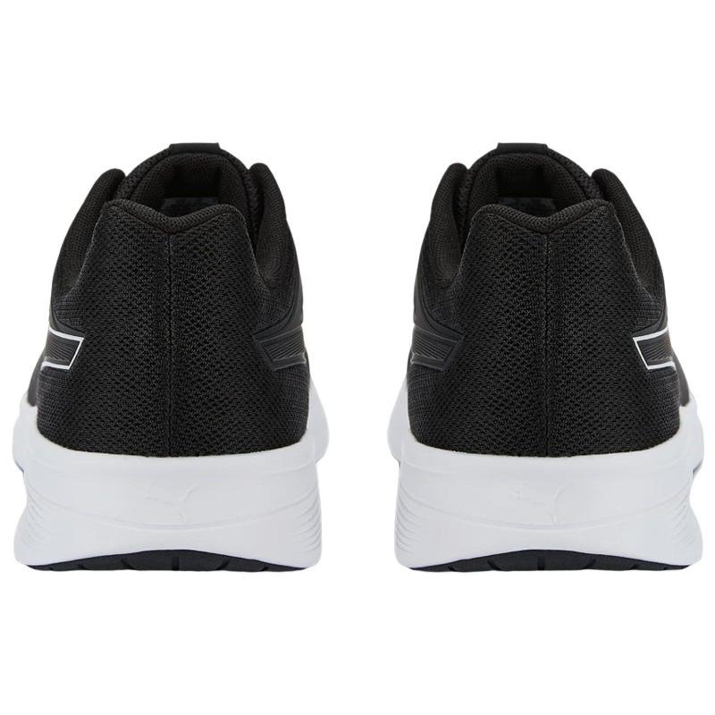 PUMA Transport Unisex Round Toe Lace Up Cushioned Anti Slip Wear Resistant Breathable Lightweight Low Top Casual Running Shoes Black White 377028-01