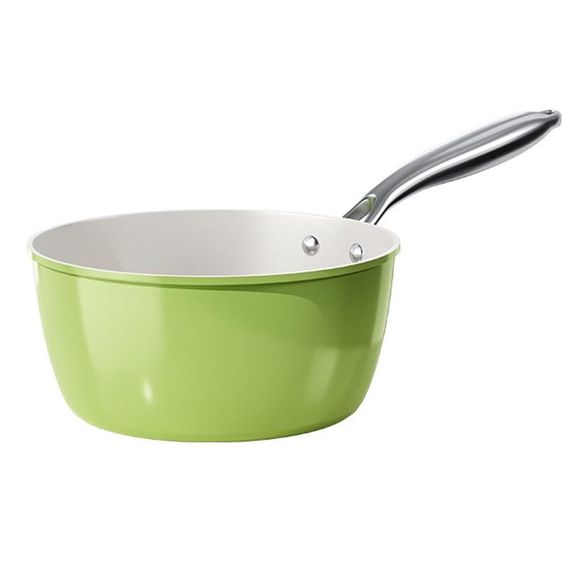 Yoshida Takumi 16cm Avocado Green Ceramic Non-stick Milk Pot
